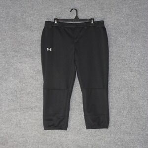 Under Armour Softball Baseball Pants Womens L Black Knickers Athletic Activewear